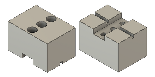 Aluminum Soft Jaws for Willemin-Macodel 408MT