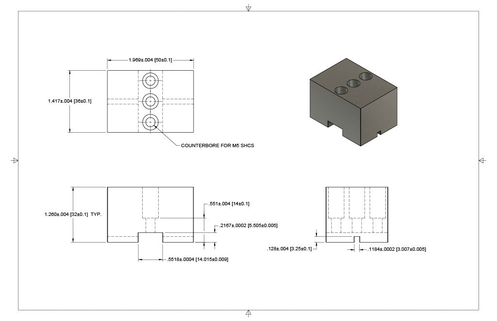 Aluminum Soft Jaws for Willemin-Macodel 408MT